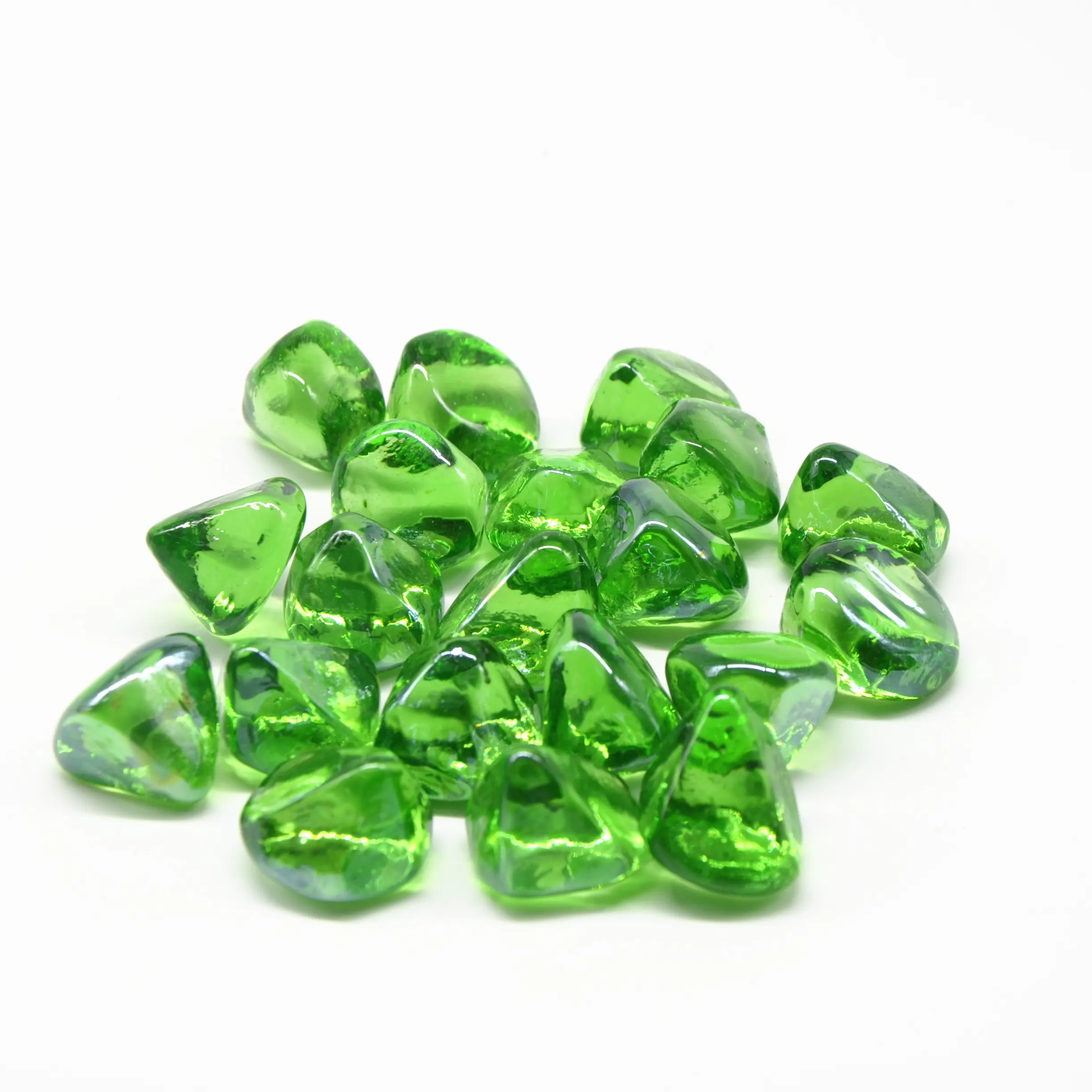 decorativo forma de diamante piedra de vidrio para granel glass bead