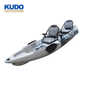 Kudo Outdoors yeni çift balıkçı kayık profesyonel üst kayıkta oturup - Product Image 4