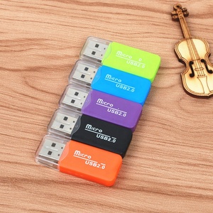 Paypal acepta precio al por mayor, lector de tarjetas de memoria usb 2,0 inteligente con logotipo personalizado
