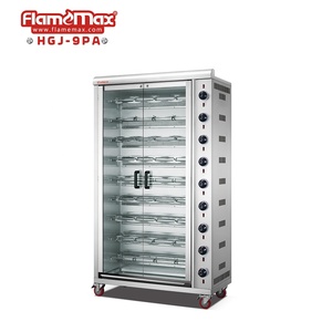 6 שיפודים גבוהה ייצור rotisseries עוף יצרן מסחרי גז עוף מתקן צליית תנור