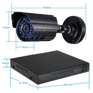 CCTV DVR 4CH 1080P AHD wasserdichte IR-Bewegungs erkennung CCTV-KAMERA Überwachungs kamera Überwachungs system Kit - Product Image 5