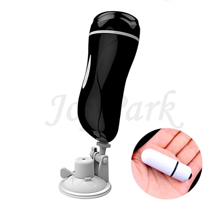 JoyPark Hands Free Artificiale Della Vagina di Vibrazione Del Silicone Figa Masturbatore Maschile Elettrico Tazza di Masturbation per Gli Uomini