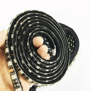 Hook&amp;loop Tiras <strong>Led</strong> Strip 5050 <strong>24</strong> <strong>v</strong> 12v 60 <strong>Led</strong> IP20 Flexible RGB <strong>LED</strong> Strip Light Non Waterproof Removable Ribbon Tape - Product Image 1
