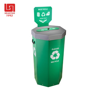 Geri dönüşüm kutuları oluklu plastik çöp kutusu mavi geri dönüşümlü 4mm-5mm özel boyut - Product Image 5