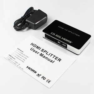 La mejor Alta Calidad 1x2 HDMI Spliter 1 en 2 salidas 2 vías Puerto Video Splitter Distribuidor 4K HDMI Splitter para 4K TV DVD PS3 - Product Image 4