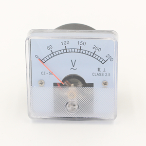 50*50mm <strong>Analog</strong> <strong>Voltage</strong> Meter AC Voltmeter Display with <strong>0</strong>-250V Measurement DC Current Parameter Measurement - Product Image 1