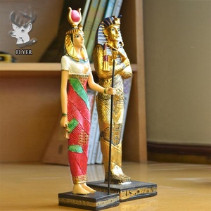 Wholesale Decorative Life Size Egyptian Pharaoh Fiberglass Statue - Product Image 2