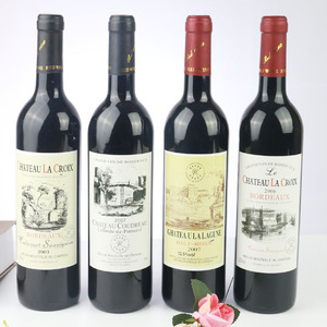 750 毫升玻璃红酒瓶与软木 - Product Image 1