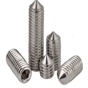 DIN914 M3*<strong>3</strong>/<strong>4</strong>/5/6/8/10/12 Stainless Steel 304 Hex Socket Cone Set <strong>Screw</strong> With Taper Point - Product Image 2