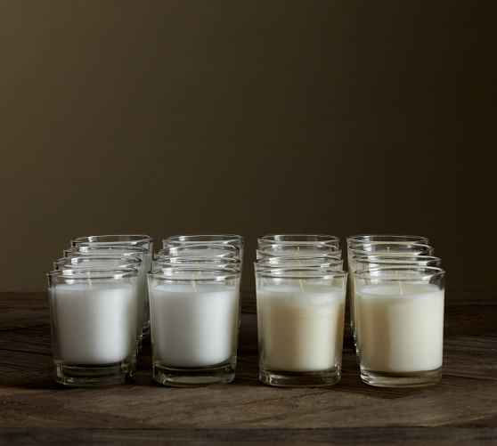 High Quality  Church Votive Glass Candle Set