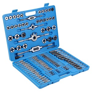 110 adet kılavuz ve pafta seti Tungsten çelik titanyum dokunun ve Die sae ve metrik aracı dokunun - Product Image 5