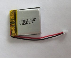Süper kaliteli lityum 3.7v 250mah 382527 li-ion polimer pil - Product Image 1