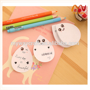 Tình Cảm dễ thương <span class=keywords><strong>Water</strong></span> <span class=keywords><strong>Drop</strong></span> Shape Miếng Lưu Ý, Lưu Ý Dính cho Bán Sỉ - Product Image 3