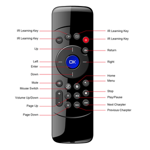 Smart TV C2-ratón de aire inalámbrico, Control remoto, 2,4G, teclado Digital de doble cara - Product Image 6