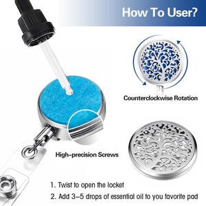 Tùy chỉnh thép không gỉ có thể thu vào huy hiệu Reel/ID thẻ có thể thu vào chủ huy hiệu - Product Image 2