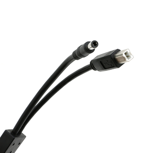 12v Powered Usb Male to Dc and Usb 2.0 B Male Y Splitter <strong>Cable</strong> POS System Machine Power <strong>Cable</strong> - Product Image 4