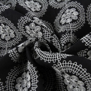 HA-15238B New <strong>Products</strong> All Over Embroidery Importers of Textile Korean Cotton Fabric Stock <strong>Lot</strong> - Product Image 5