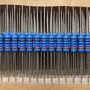 Resistores de filme metálico, 1/4w 1r 10r 100r 1k 10k 100k 1m 1% 5000 pçs/caixa