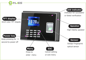 injes đấm ic RFID thẻ sinh viên hệ thống chấm công vân tay - Product Image 3