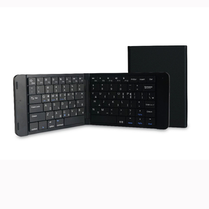 Tri-Fold Senza Fili di Alluminio di Bt Mini <span class=keywords><strong>Computer</strong></span> Ukuran Tastiera Per <span class=keywords><strong>Android</strong></span> Tv Box