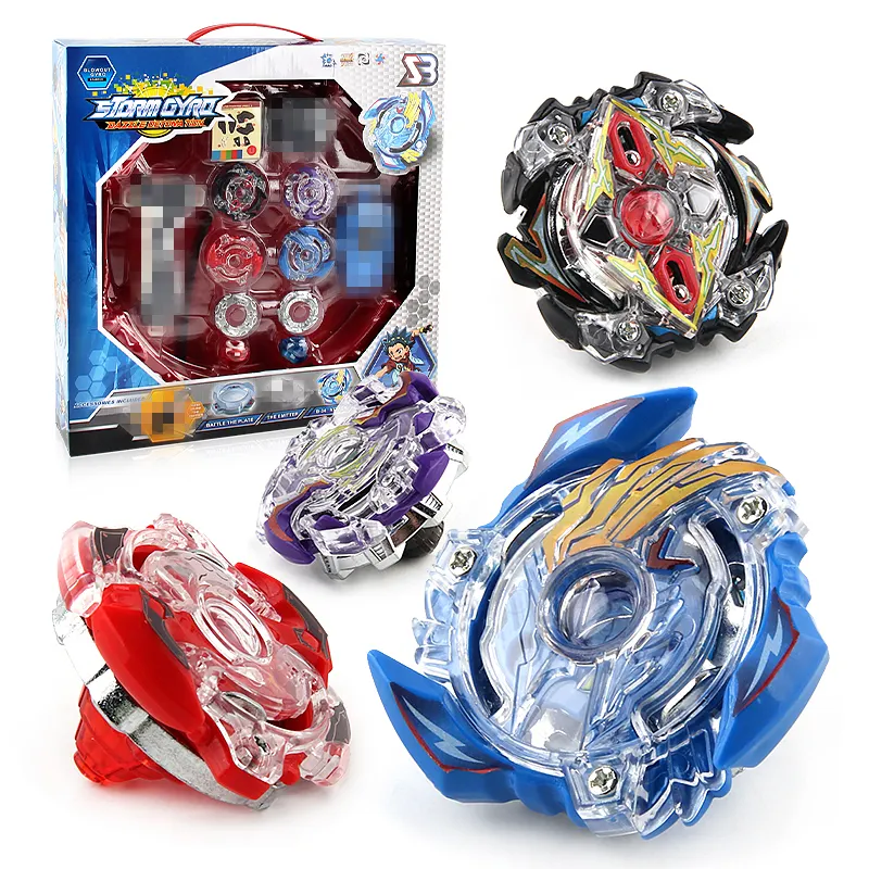 원래 금속 Beyblades 세트 4D 회전 전투 Bayblades 장난감 슈퍼 스타디움과 실행기