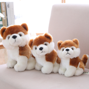 豪華な現実ハスキー子犬ぬいぐるみかわいい犬枕ギフトとして子供のための