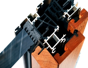 Residential <strong>Good</strong> Quality Wood Clad Aluminum <strong>windows</strong> Grilled for Sale