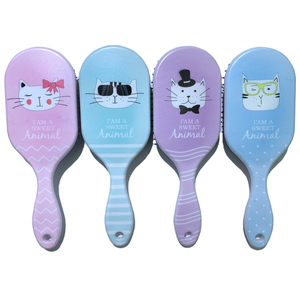 Custom Hairbrush Nylon Bristle Detangling Plastic Hair <strong>Brush</strong> For women