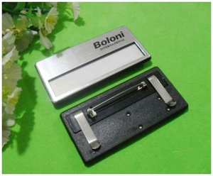 交換可能なプラスチック製磁気ABSネームバッジ - Product Image 3