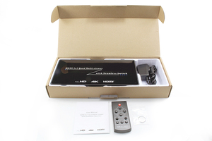 Nuevo 4x1 4K quad-visor con HDMI interruptor 4 puertos HDMI switcher apoyo multiplexados HDMI 4-entrada y 1-