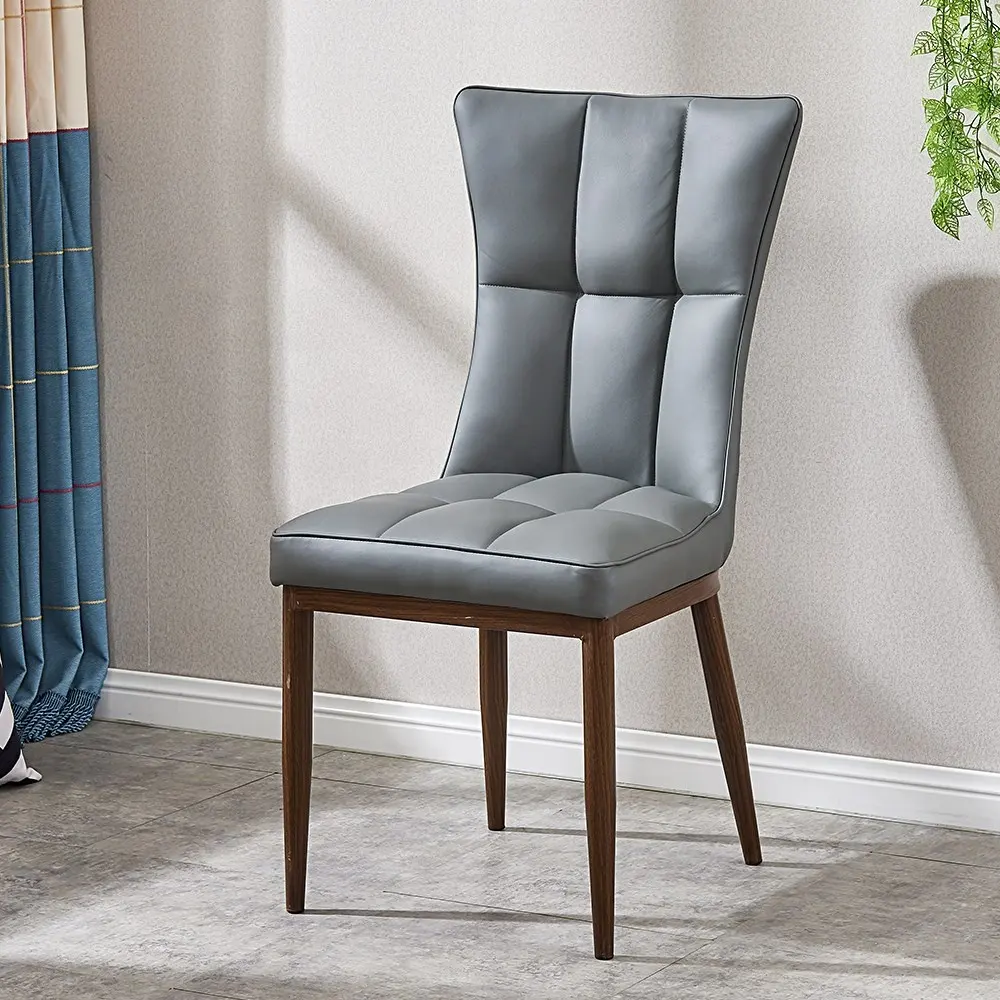 wholesale luxury dining room furniture upholstered leather dining chair vintage
