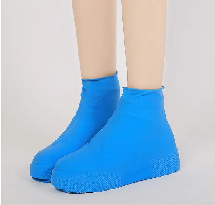 Bottes de pluie en caoutchouc antidérapantes, 1 paire, couvre-chaussures de sécurité en Latex durable et flexible, protection pour chaussures de pluie