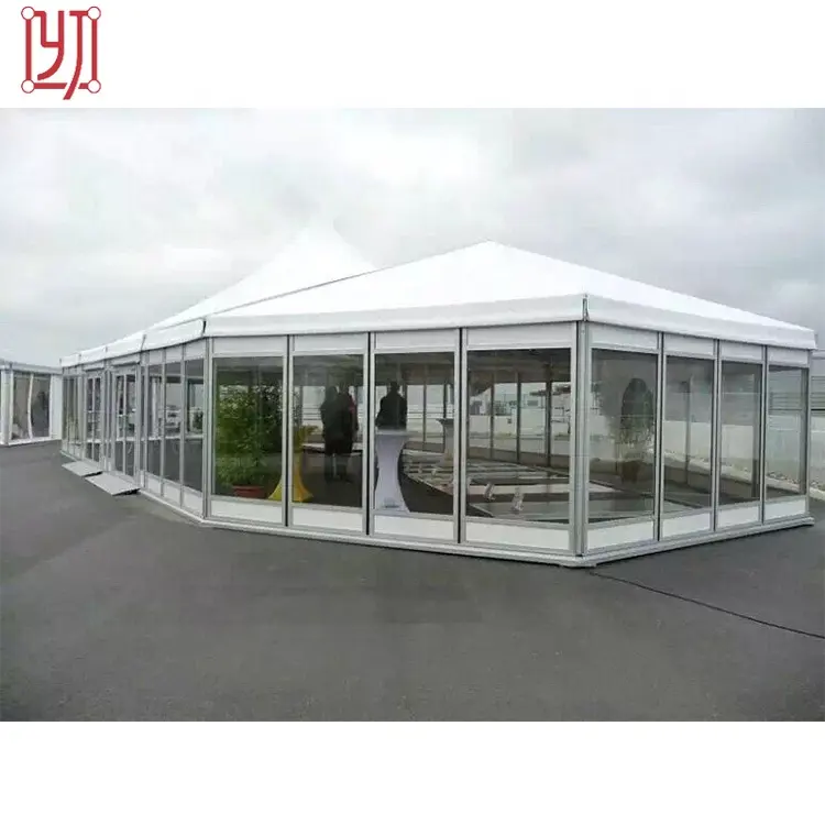 25x35 deluxe aluminum frame pvc wedding tent de luxe heavy duty with air condition