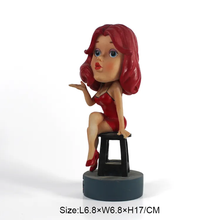 Ação personalizada figura nua sexy quente menina estatueta