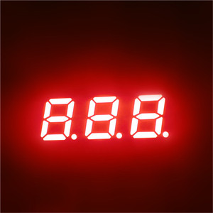 Piccolo 0.28 "a sette segmenti 3 cifre blu 7 segmenti led display