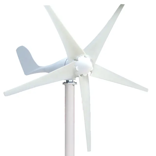 Home Mini 1KW 2KW 5KW 10KW 5KW Small Generators Price Pole Vertical Axis Blades Axial Flux Controller Wind Turbines