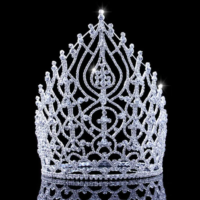 كريستال فاخر ملكة جمال جوائز تاج 21 سنتيمتر طويل القامة عرض مسرحي الملك تاج