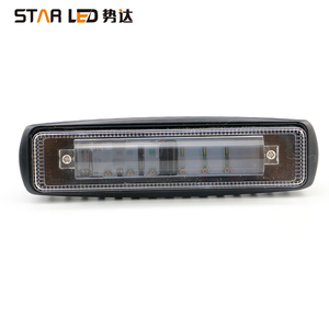 15.5w LED kırmızı ve mavi çizgi trafik ışığı Forklift özel alan ışık çatı güvenlik uyarı ışığı