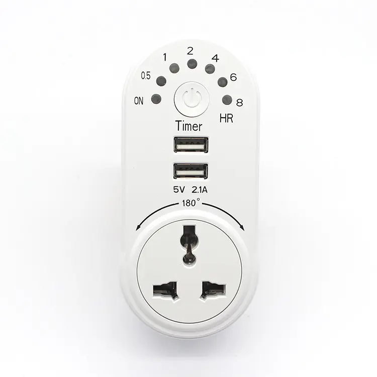 HOLSO GEU74A VN meccanico timer da cucina fornello di riso interruttore presa di corrente con presa usb