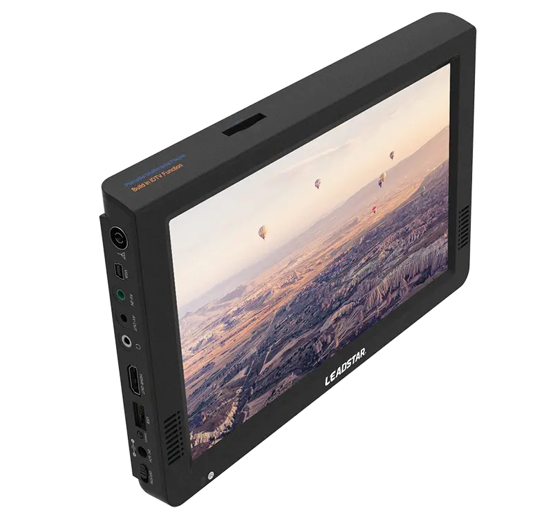 Mini TV numérique Portable 10 pouces, écran LCD complet 1080P, ATSC DVB-T2 ISDB-T