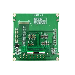 Módulo cuadrado exterior 128x128 matriz de puntos 8 bits paralelo UC1617 drivercog pantalla LCD