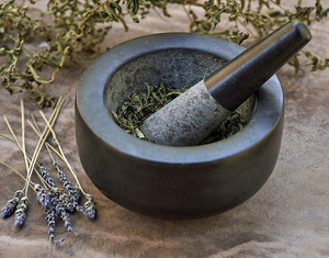 Hot Selling Solid Granite Unpolished <strong>Mortar</strong> and Pestle Set
