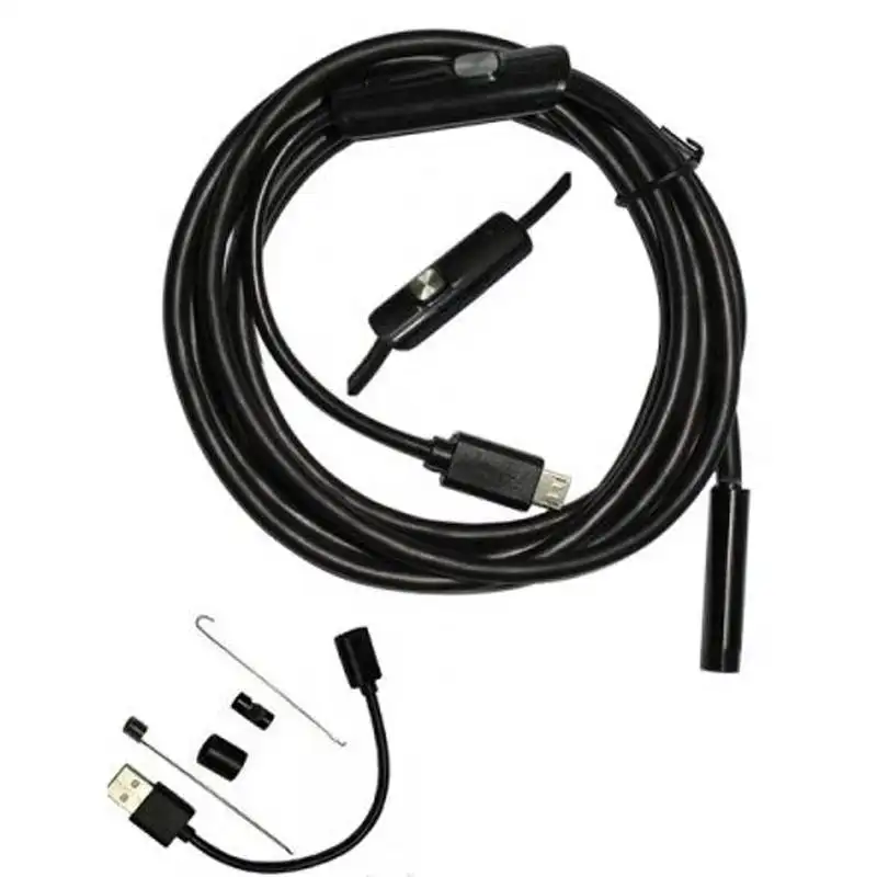 Mini USB impermeabile Video endoscopio fotocamera HD USB endoscopio con cavo e Driver CD