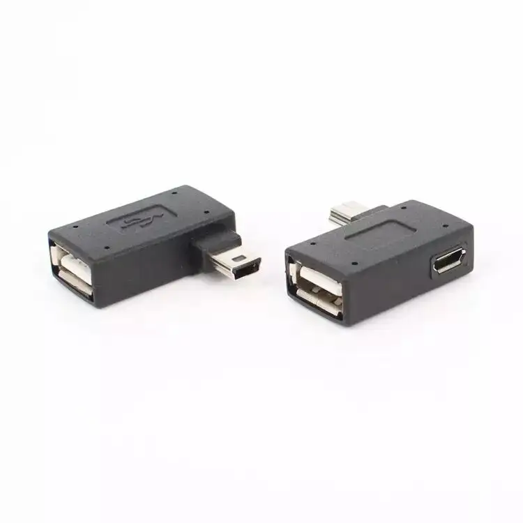 Mini usb 5pin maschio A USB 2.0 A femmina con adattatore Micro usb 5pin femmina OTG 480mbps