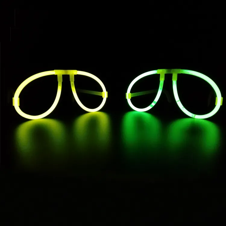 Promotion Party Novelty Glow Stick Glasses Light Eyeglasses Party Crazy Glow Eyeglasses