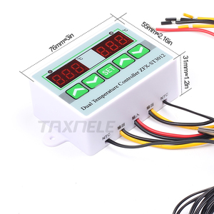 Controlador de temperatura Digital de doble pantalla, termostato inteligente, regulador de temperatura, controlador de incubadora, interruptor con Sensor Dual - Product Image 3