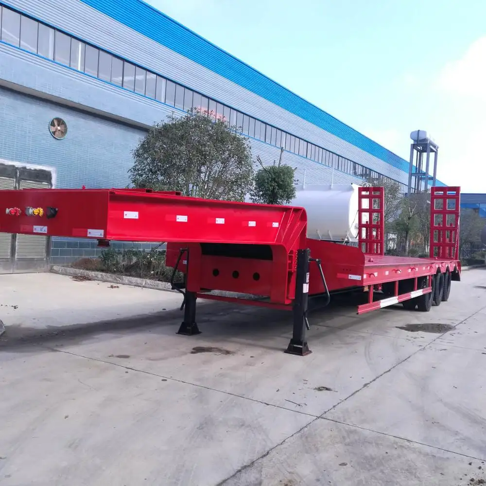 40ft container semi trailer truck for heavy(flatbed optional)with twist lock for sale germany