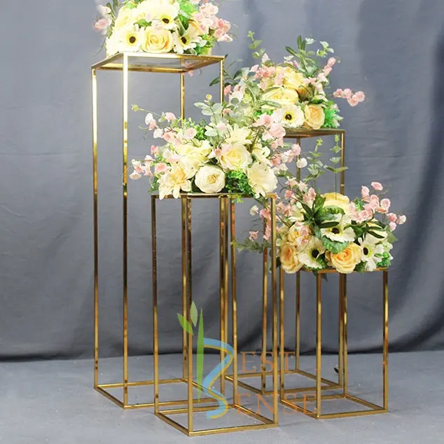 Quadros de flores montados de 47.2 "de fundo alto casamento