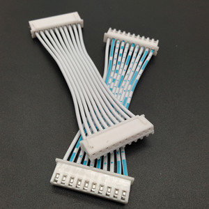 מותאם אישית נקבה לנקבה Jst/Molex מחבר כחלחל לבן AWM 24 26 <span class=keywords><strong>AWG</strong></span> כבלי סרט <span class=keywords><strong>10</strong></span> פינים