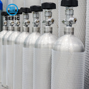 Yüksek Basınç 150bar Gıda Sınıfı 4L <span class=keywords><strong>6L</strong></span> Alüminyum CO2 İçecek Gaz Tüpleri